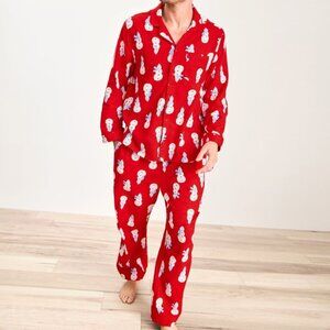 Hanna Andersson Men's Flannel Pajama Set Size XL Organic Cotton Top NEW